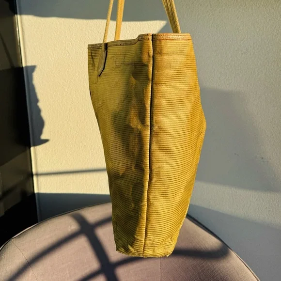 Yes Saint Laurent tote bag gold coated canvas - Picture 6 of 10